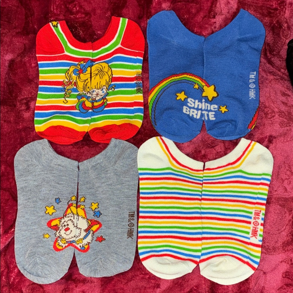 Rainbow Brite Socks